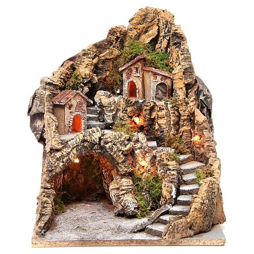 Presepe legno sughero - in, e