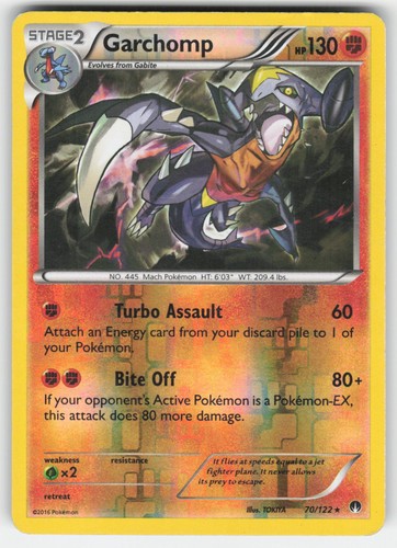 Garchomp 122 holo rare - garchomp,