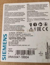 ONE NEW SIEMENS SOFT STARTER