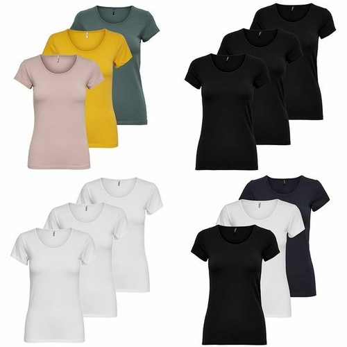 Shirt 3er pacco donna - donna, lungo
