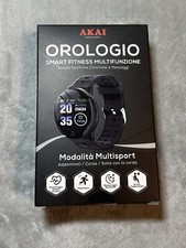 AKAI - Orologio Smart Fitness Multifunzione - Multisport - Varie Colorazioni