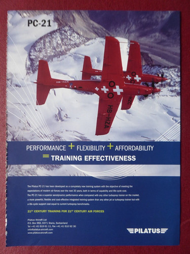 2012 pub pilatus 21 - pub, pc-21