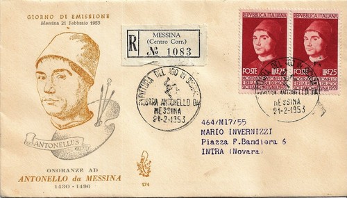 Fdc venetia antonello da - fdc, venetia:
