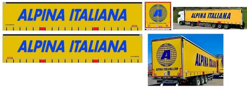Nuova grafica adesiva alpina - grafica, "alpina