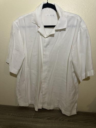 Camicia uomo zara lino - camicia, in