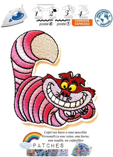 Patch chat cheshire cat - du,