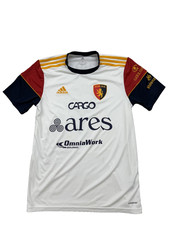 Adidas maglia S bianca a righe