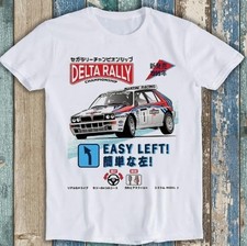 T-shirt maglietta Martini Racing Delta Rally Arcade regalo divertente