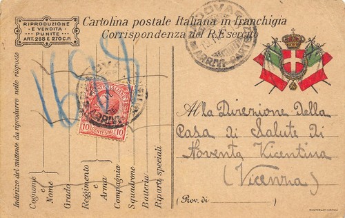 2323 ww1 1917 - 2323), cartolina