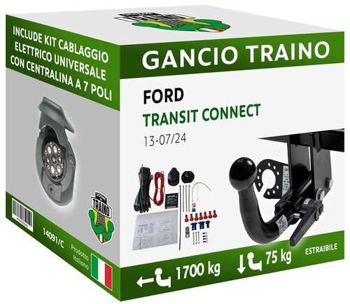 Gancio orizzontale estraibile - orizzontale,