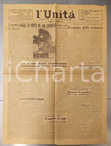 1946 unita centrale - centrale, del