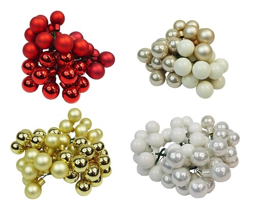 Palle natale vetro stecco - vetro,