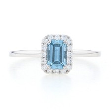 Anello Halo In Oro Bianco Con