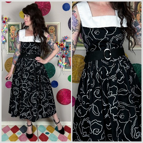 Abito midi vintage anni - , 70
