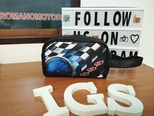 Pochette Uomo Donna Borsello a Mano Borsa Beauty Case Da Polso Nero Similpelle m