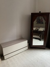 Armadio a due ante in legno massello 