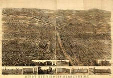 Poster siracusa ny mappa - -,