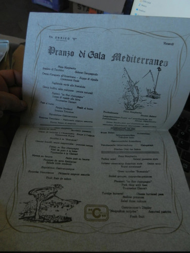 Menu nave enrico costa - enrico,