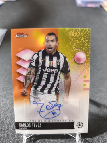 Carlos tevez auto topps - /25,