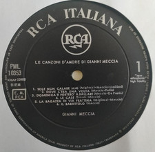 Gianni Meccia – Le Canzoni D'Amore - LP originale 1963