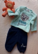 pigiama neonato bimbo taglia 50 completino 2 pezzi morbidissimo 0-1 mesi Corredo