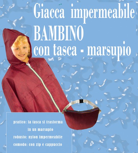 Giacca giubbotto impermeabile