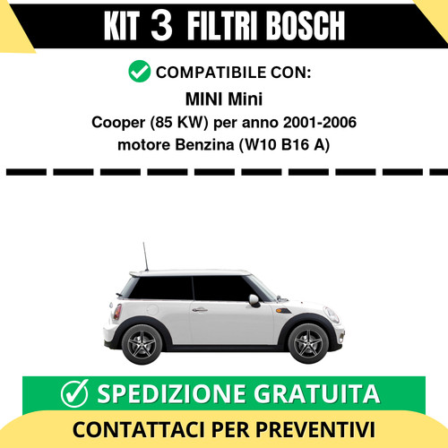 Kit filtri bosch - bosch, mini
