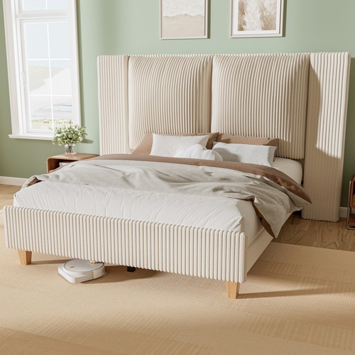 Struttura letto imbottita