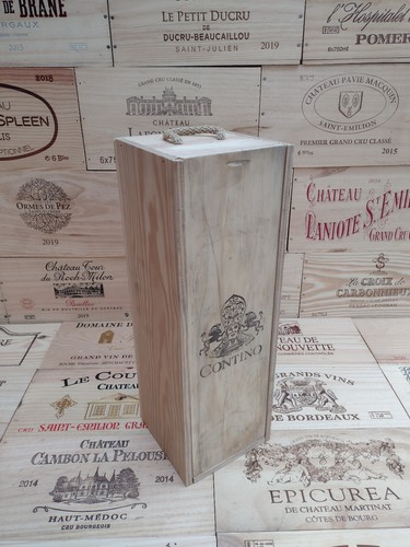 Cassetta porta vino - , legno