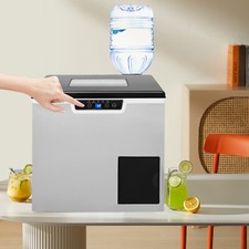 2 in 1 Ice Cube Maker, Smart LCD Crushed Ice & Ice Cube Maker Fast Ice Making