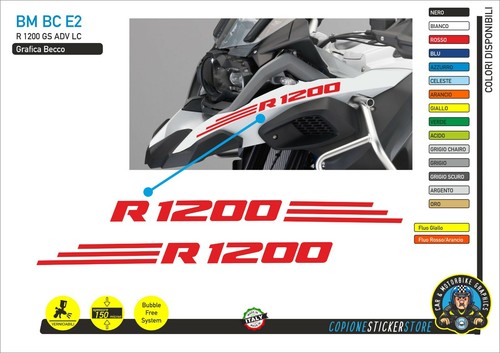 Adesivi becco parafango moto - becco,