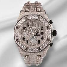 Orologio AUDEMARS PIGUET Royal Oak Offshore 42mm 30ct Diamanti Acciaio 25770ST Documenti