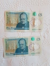 2 BANCONOTE POLIMERO £5