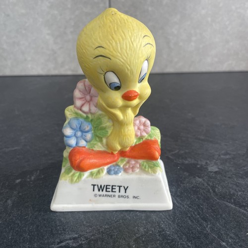 Vintage pottery bisque tweety - bisque,