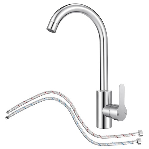 Rubinetto cucina acciaio inox - rubinetto,