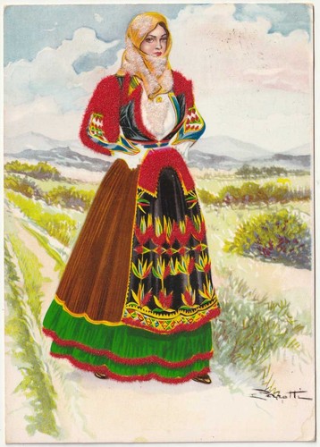 Orgosolo nuoro costumi sardi - costumi,