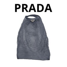 Borsa a mano PRADA maglia blu