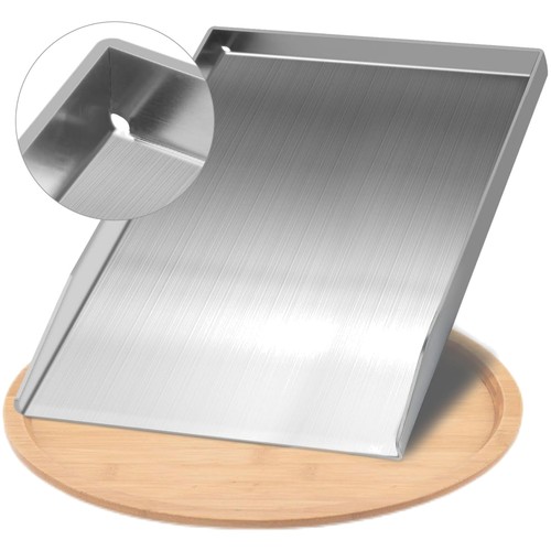 Piastra acciaio inox bbq - acciaio,