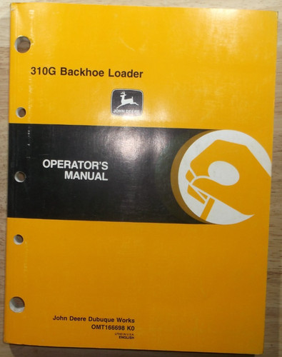 John deere 310g escavatore - john,