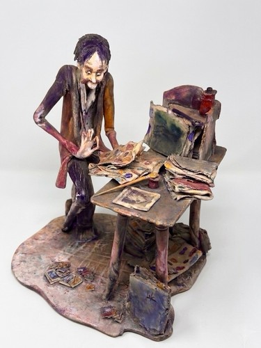 Scultura pittore vintage - , lo