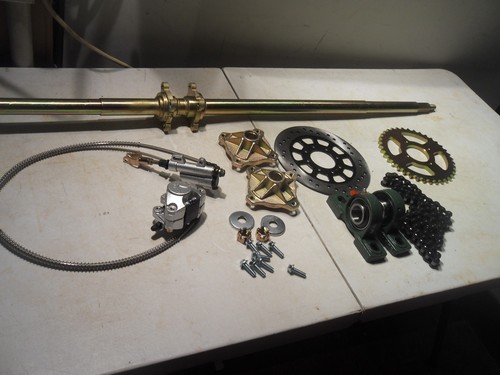 Kit pignone disco freno - +,