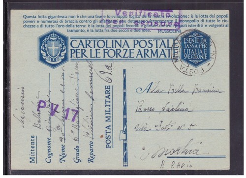 Timbro posta militare ww2 - posta,