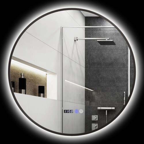 Homcom specchio bagno - specchio, luce