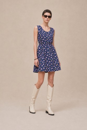 Abito vintage anni blu - vintage,