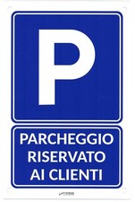 Cartello PARCHEGGIO RISERVATO
