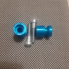 Nottolini Cavalletto Forcellone Moto Alzamoto Universali M8 Ergal Azzurrro