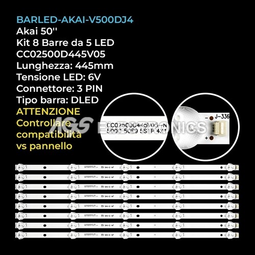 Kit barre strip led tv - kit, 5