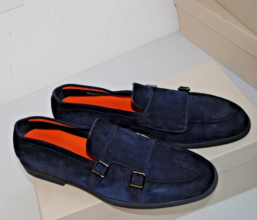 Santoni mocassino camoscio - santoni,