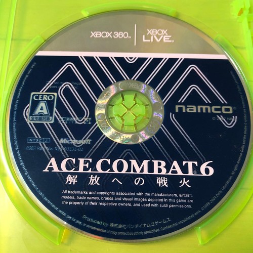 Xbox 360 ace combat - 360, fuochi