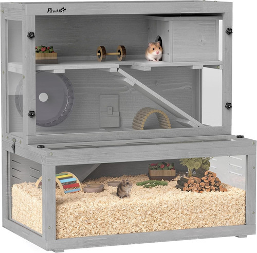 Gabbia per criceti legno - criceti,